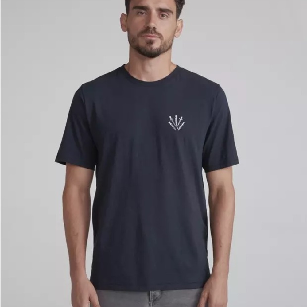 Rag & Bone Swords Black Shirt - Medium